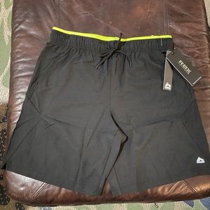 RBX black medium training workout shorts NWT